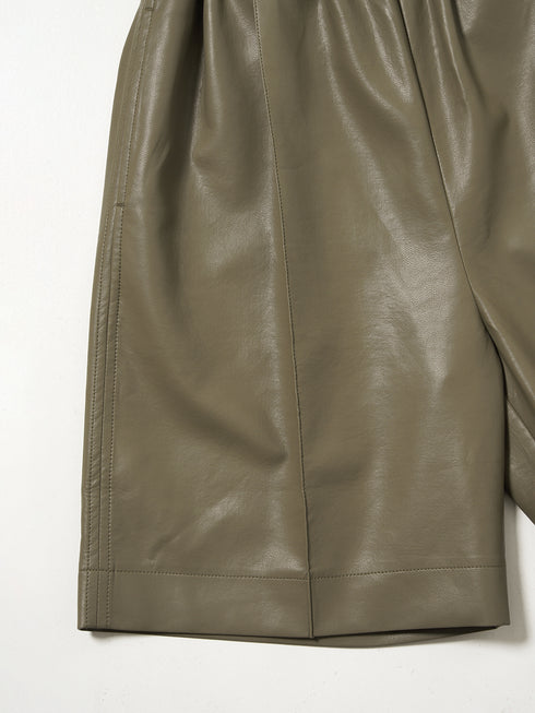 FAUX LEATHER HALF PT /Y251-31008